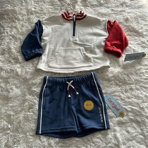 Cat & Jack Kids' Colorful Pullover and Shorts Set